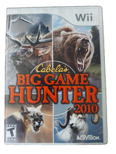 Cabelas Big Game Hunter 2010 Nintendo Wii Case Book Only