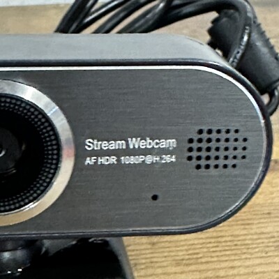 Webcam TENVIS Full HD 1080P Con Autofocus E Microfono Integrato - Per PC E Laptop, Nera