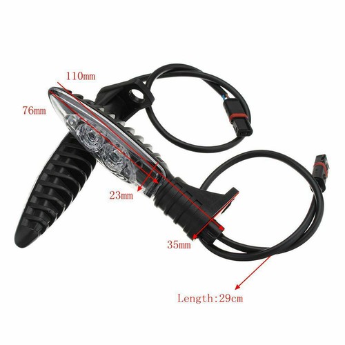 Per BMW Indicatori Di Direzione anteriore LED Per BMW R 1200 GS F800 F700 K1300 - Picture 6 of 7