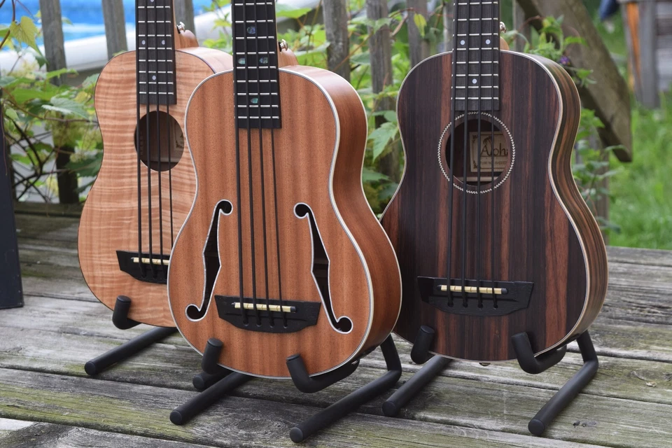 Ubass Aloha TM Bass 30'' With Black Aquila ThunderGut Strings (Canadian Brand) - Image 3 of 4