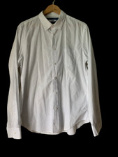 Mavi Sz XL Men's Collared Button Up Long Sleeve White Shirt