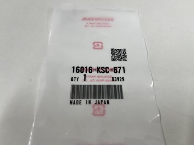 16016-ksc-671 Honda Screw Set a 16016KSC671 Genuine OEM Part for