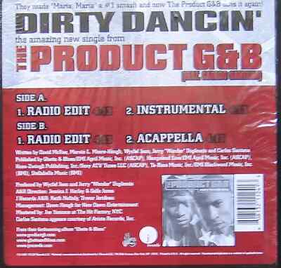 The Product G&B feat. Carlos Santana Dirty Dancin Vinyl Single 12inch