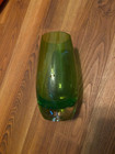 Vintage Green Glass with suspended bubble in base — photo 2