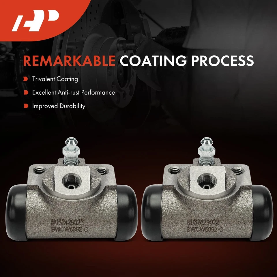 2x Cilindro de roda de freio a tambor lateral traseira para Cadillac Eldorado DeVille 1953-1957 - Imagem 3 de 4