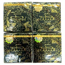 4 Pack Nabeel Black Bakhoor 40gram Incense Bukhoor