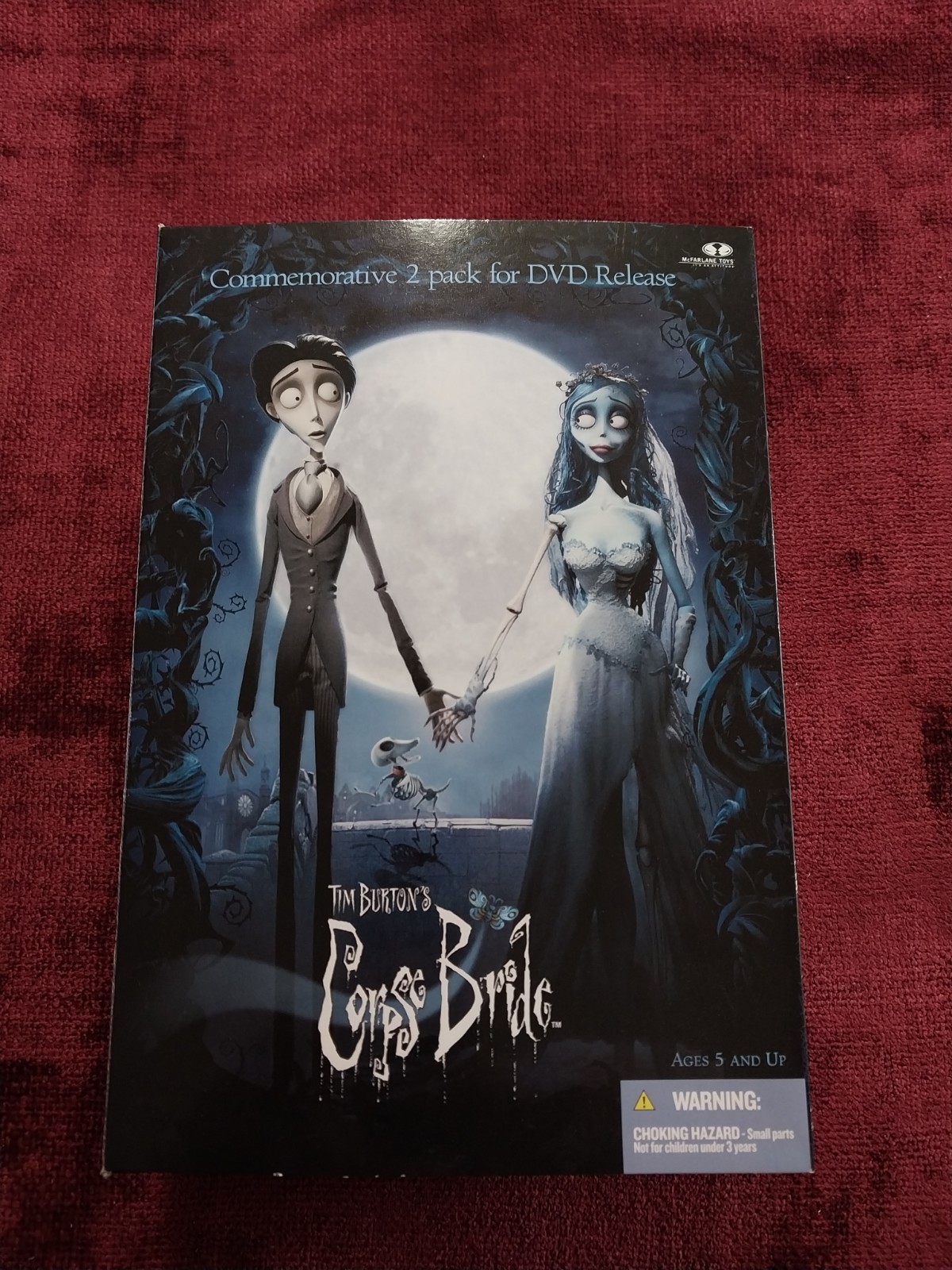 2005 McFarlane Toys Corpse Bride & Victor Commemorative 2 Pack. NIB.  Tim Burton