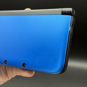 Nintendo 3DS XL Blue & Black Console w/ Charger, Stylus, SD Card & Mario Dream