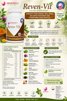 Ismerely My REVEN-VIT Multi Vitamin sistema inmune  fuerte.  NUEVA IMAGEN