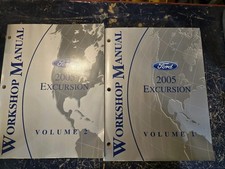 Genuine 2005 Ford Excursion Factory Service Repair Workshop Manual Set Factory 