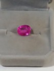 NATURAL EARTH MINED GGL CERTIFIED GEM TESTED HEATED OVAL PINK SAPPHIRE 5.47 CTS. — photo 2