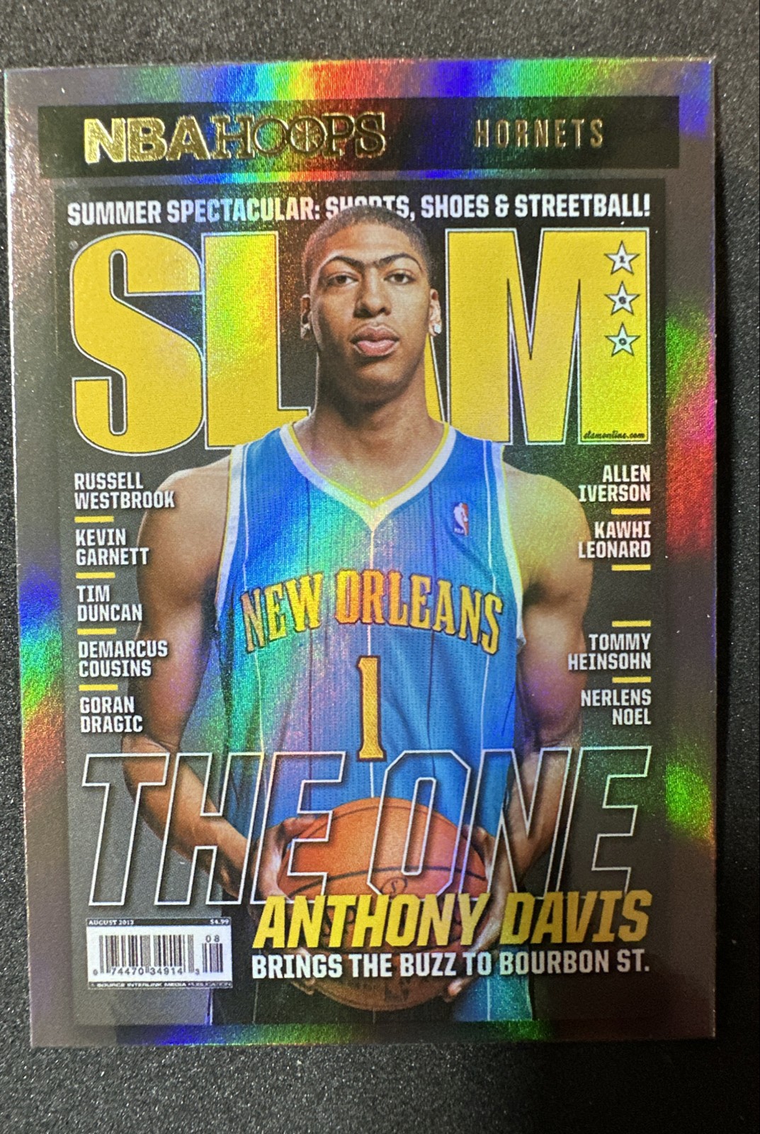 2020-21 Panini NBA Hoops - Slam Anthony Davis #15 Holo