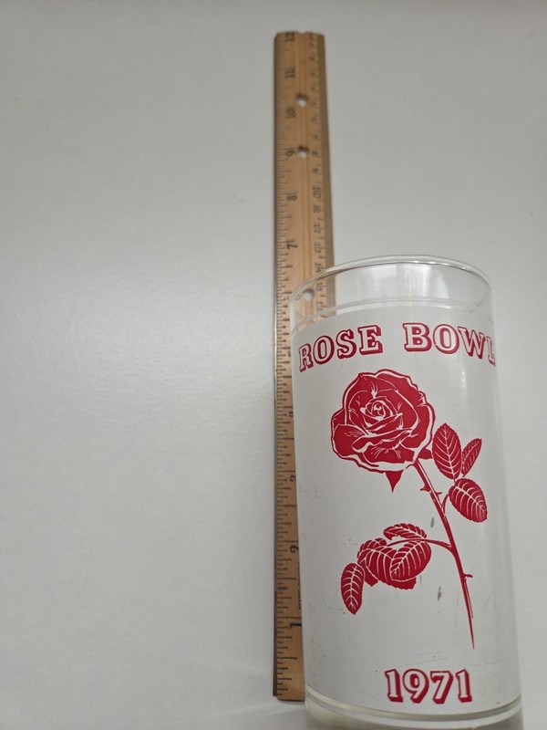 Ohio State 1971 Rose Bowl Glass 1970 Big Ten Champs
