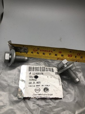 2x Original GM Vauxhall Verstärkungsschraube vorne - 11900336