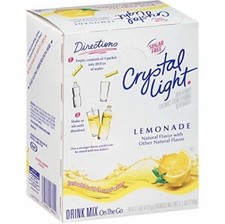 Crystal Light Sugar-Free Lemonade Drink Mix 30 On the Go Packets
