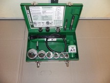 Greenlee 7506 Slug Splitter Hydraulic Knockout Punch Driver Set w/ 767 Hand Pump