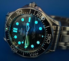 OMEGA Seamaster Diver 300M 210.30.42.20.01.001 Black "Wave" 42mm Steel + Rubber 10