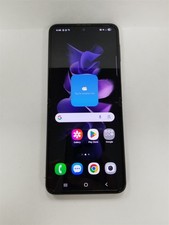 Samsung Galaxy Z Flip 3 5G 128GB Black SM-F711U AT T Fully Functional DG6390
