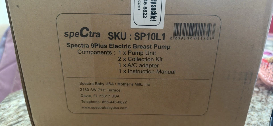 Extractor de leche eléctrico portátil y recargable Spectra 9 Plus + extras gratuitos / ¡NUEVO! Foto 2 de 2