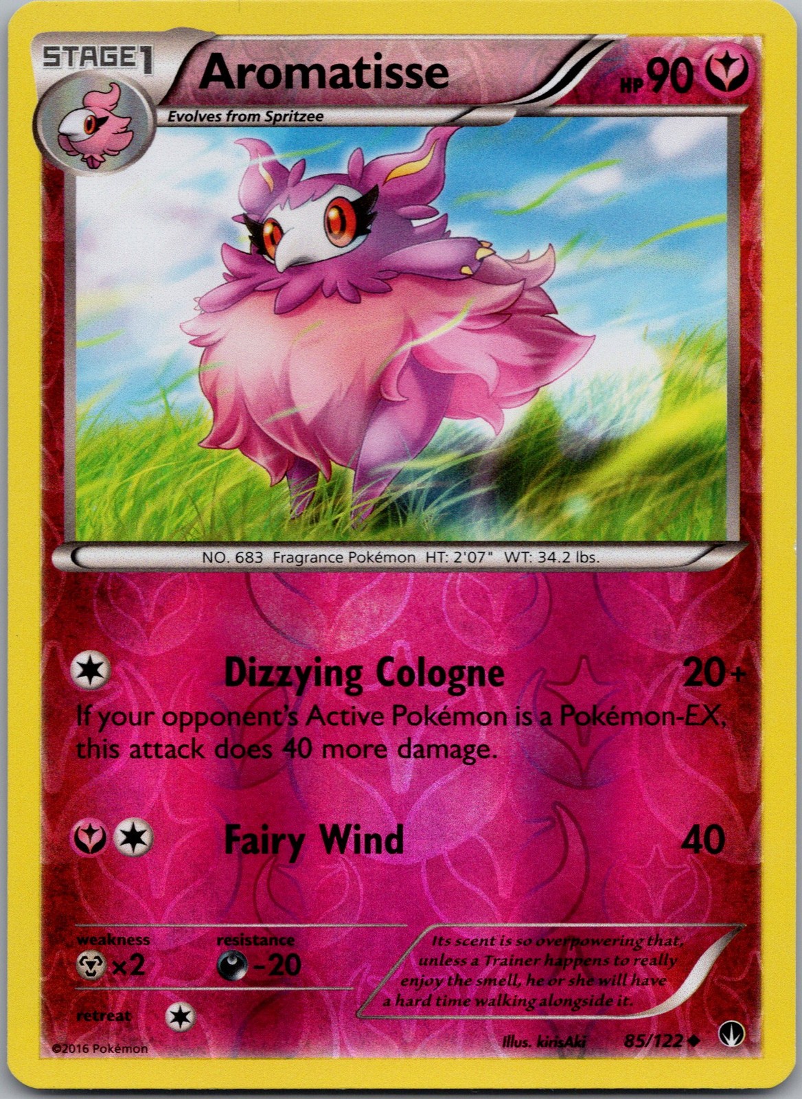 Aromatisse Reverse Holo Uncommon XY - BREAKpoint 85/122 NM