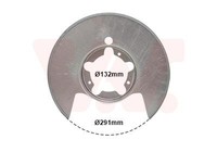 VAN Wezel Spritzblech, Bremsscheibe 2813373 Passend FüR Iveco