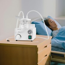 1L Portable Phlegm Suction Unit Emergency Medical Vacuum Aspirator Machine USA