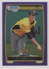 2012 Bowman Chrome Prospects Retail Purple Refractor 157/199 Matt Benedict 0a3