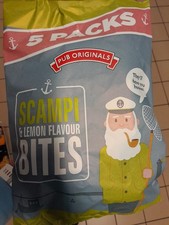 15 x Pub Original Scampi & Lemon Bites Bags - 13g per bag in 3 x 5 multipacks