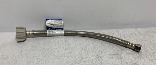 Proflo PFX146472 Toilet Supply Hose 3/8" x 7/8" x 12" Stainless Steel - Picture 1 of 5