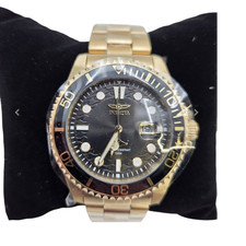 Invicta 30026 Men's Diver Watch 44mm Quartz Black Dial Date 100m w/ Box