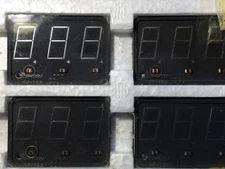 Sperry an SP-753 Panaplex Neon Gas Discharge Display 3 Digits, NOS