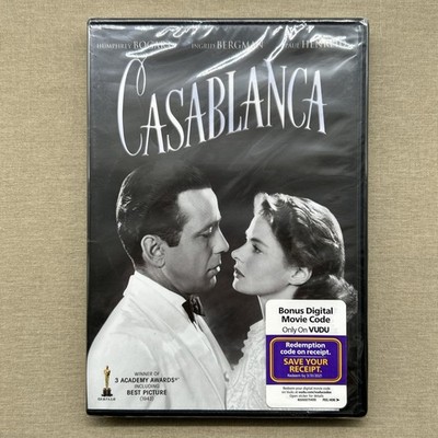 Casablanca (DVD NEW 1942) Romance Drama War Humphrey Bogart Ingrid
