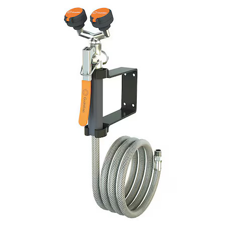 G5026 Dual Head Drench Hose, Wall Mount, 8 Ft.