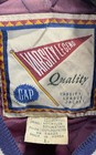 Vintage 90s GAP Varsity Legend Wool Blend Bomber Jacket Patches Navy Sz L — photo 6
