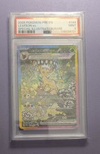 2025 POKEMON PRE EN-PRISMATIC EVOLUTIONS #144 LEAFEON EX PSA 9 on eBay