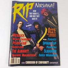 RIP Magazine June 1992 Nirvana Metallica Slaughter Pearl Jam Fugazi Pantera