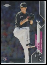2020 Topps Chrome Update Phillip Diehl Colorado Rockies