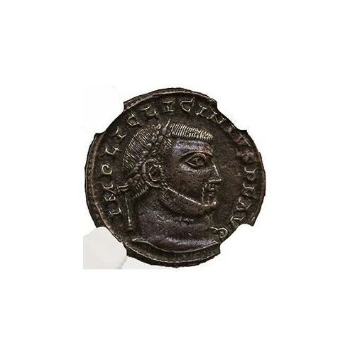Antigua moneda romana - E de Licinio I (308-324 dC) - NGC XF Foto 2 de 3