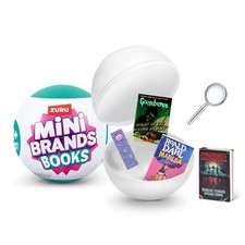 Mini Brands Books Capsule by ZURU Real Miniature Book Brands Collectible Toy, Ca