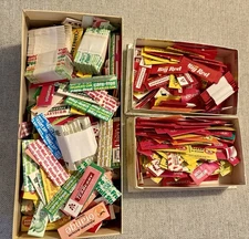 HUGE VINTAGE LOT Jucy Fruit Wrigley’s Big Red Beech Nut Stripe Teaberry- 2 Boxes