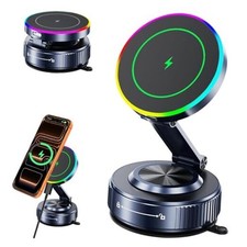 for MagSafe Car Mount Charger 15W Wireless Fast Charging , Car Vacuum Magnetic