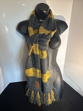 Harry Potter Fantastic Beasts Newt Scamander Hufflepuff Scarf 60" L New/Sealed