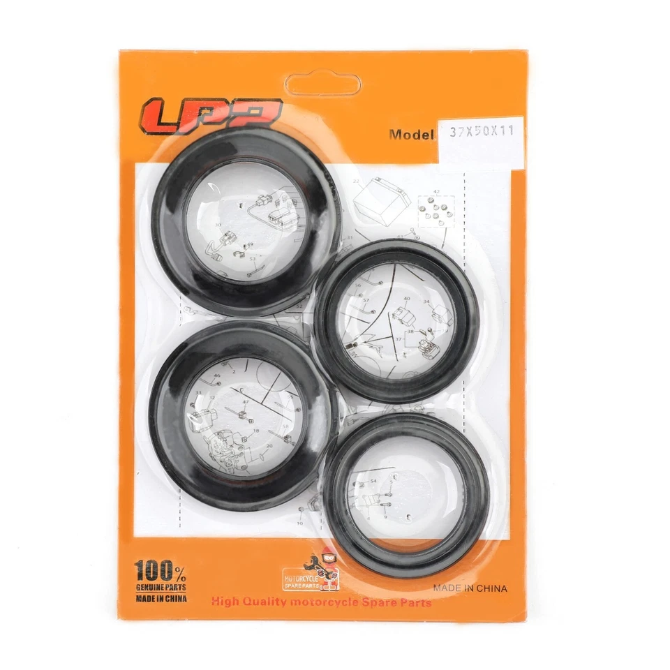 Kit de limpiaparabrisas de sello de aceite de horquilla delantera para Honda CBR CRF XR CB VF VFR CX VT GL NX UE Foto 2 de 4