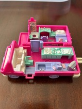 1994 Polly Pocket Pink On The Go RV Camper Van