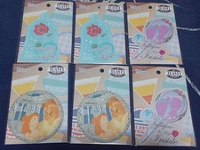 Beauty and the Beast travel stickers 6 pieces