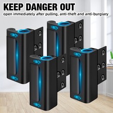 4pcs Home Security Door Lock Childproof Door Reinforcement Lock Upgrade Design