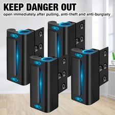 4pcs Home Security Door Lock Childproof Door Reinforcement Lock Upgrade Design