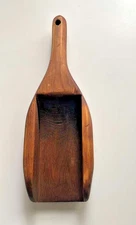 Vintage Farmhouse Large Wooden Grain Scoop Decorative Primitive 10.5" ❤️