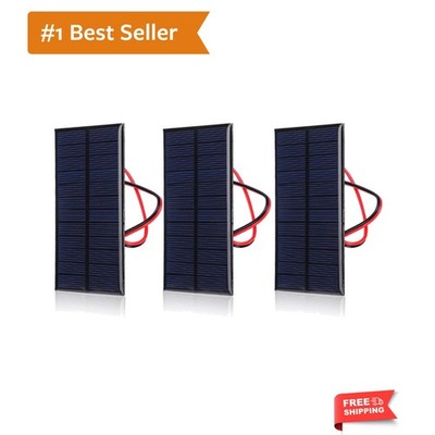 3Pcs Mini Solar Panel DC 6V Polysilicon Solar Cell Charger Module Solar DIY P...
