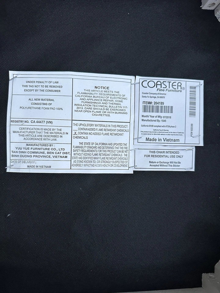 Platinum Vanity Stool Silver Tufted Upholstery & Turned Legs Bling Game Coaster - Image 3 of 4